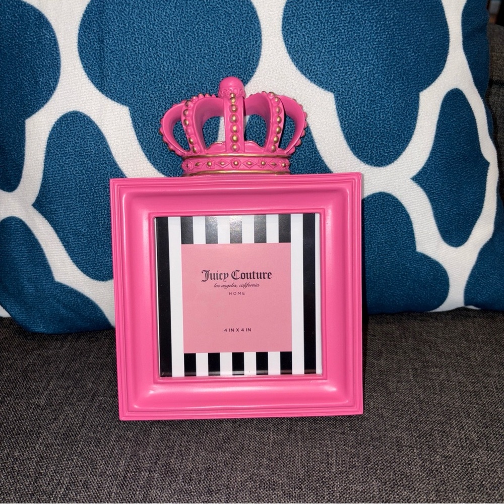 Juicy Couture Pink Crown Photo Frame